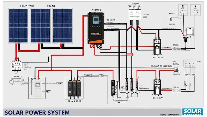 solar wiring diagram