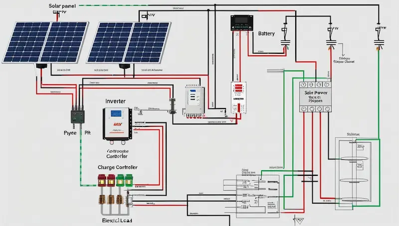 solar wiring diagram